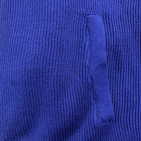 100% Cotton Cremieux Classics Men's Sweater Vest Washable NWT Full Zip LARGE - Picture 7 of 8